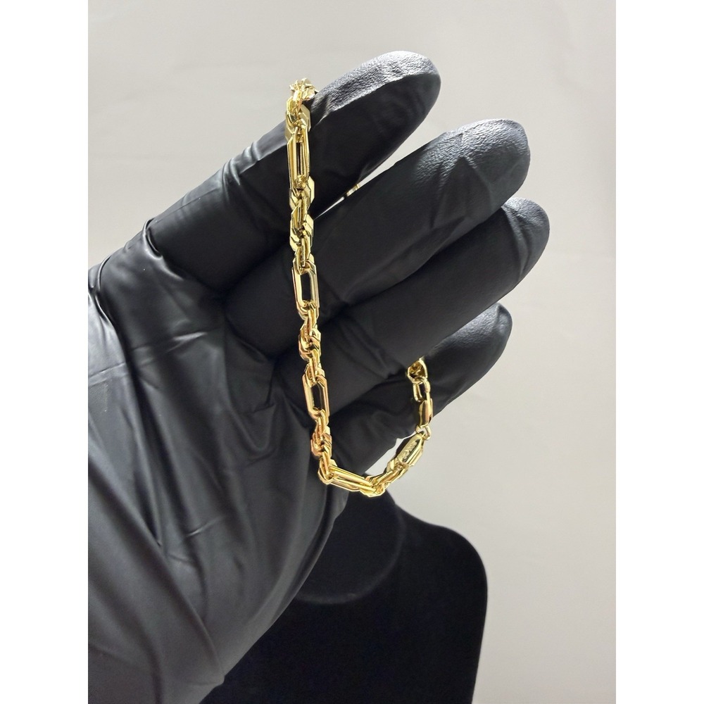 milano bracelet 14k gold filled 10 inch 5mm lobster clasp - Picture 5 of 7